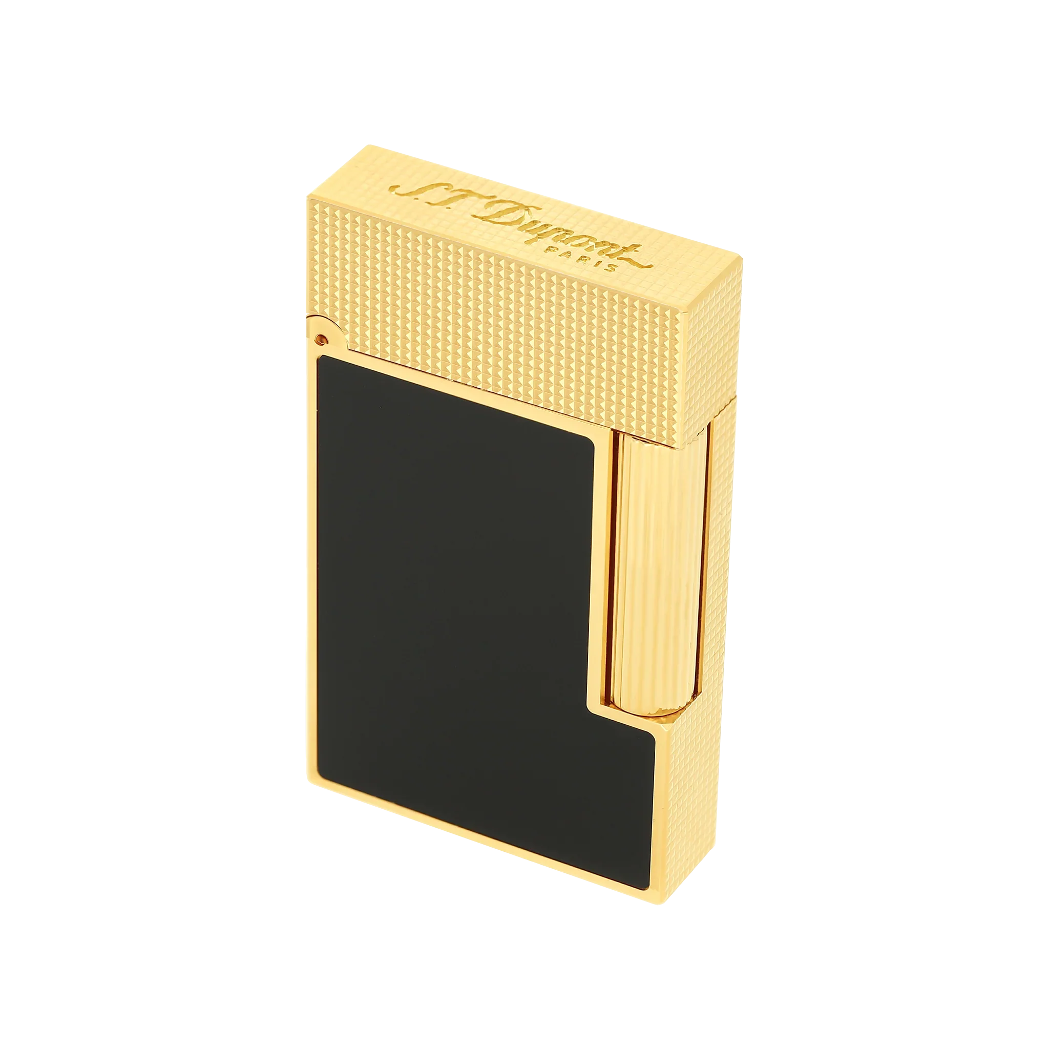 S.T. Dupont Ligne 2 - Microdiamond Head Black Lighter - Image 2