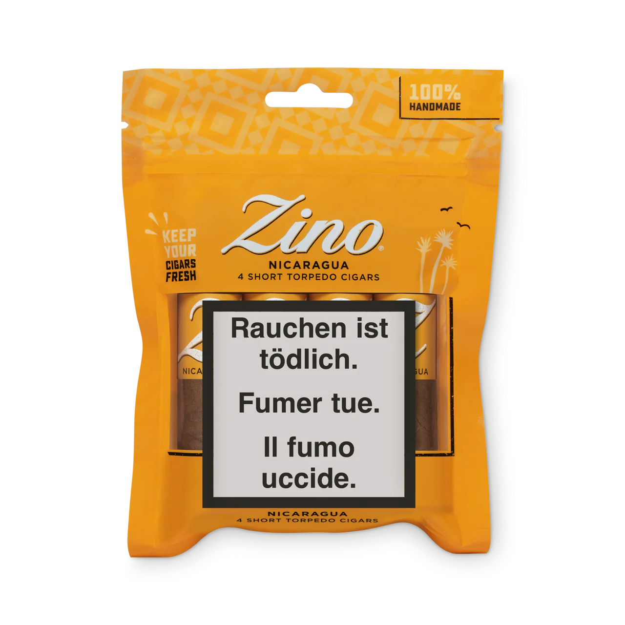 Zino Nicaragua Short Torpedo Cigar - Image 2
